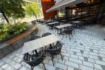 Parti utemøbler / restaurantmøbler – Grattoni IDOL Collection – bord og stoler