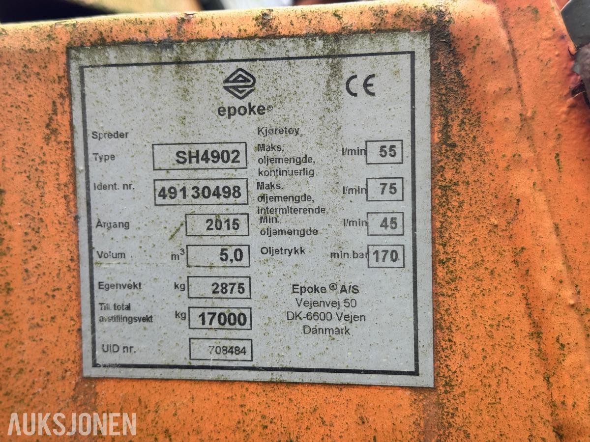 2015 Epoke SH4902 Spreder