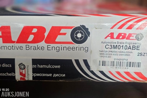 NYE - BREMSESKIVER TIL MERCEDES W302 230K/250D T/W210 200