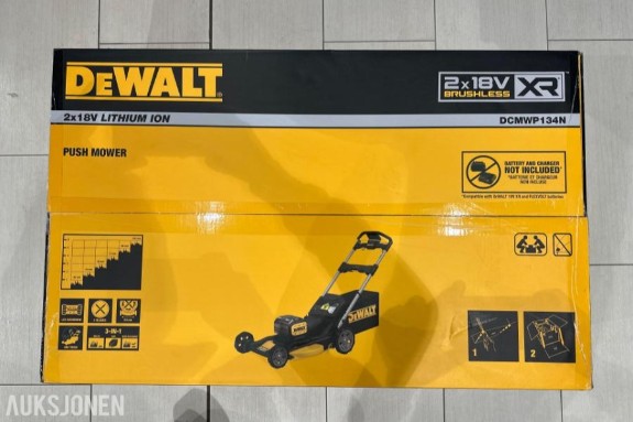 2026 DeWalt XR 2x18V DCMWP134N Gressklipper