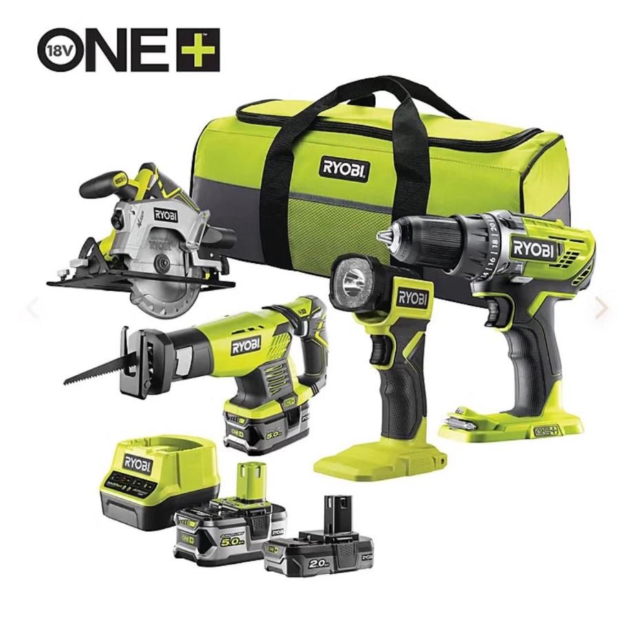 2026 Ryobi verktøysett handverkersett-rck184-252s