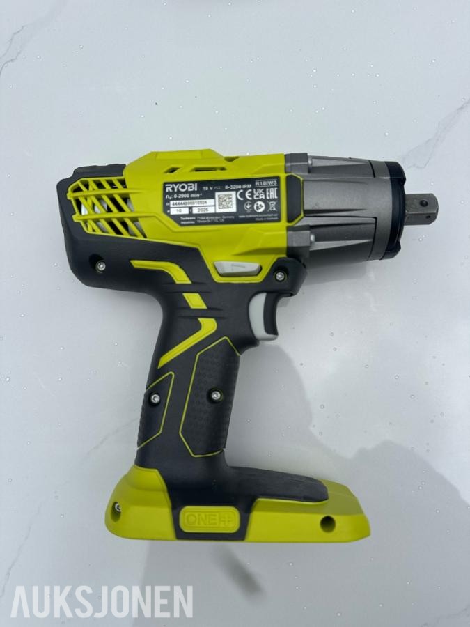 2026 Ryobi One+, Batteridrill, muttertrekker, sirkelsag