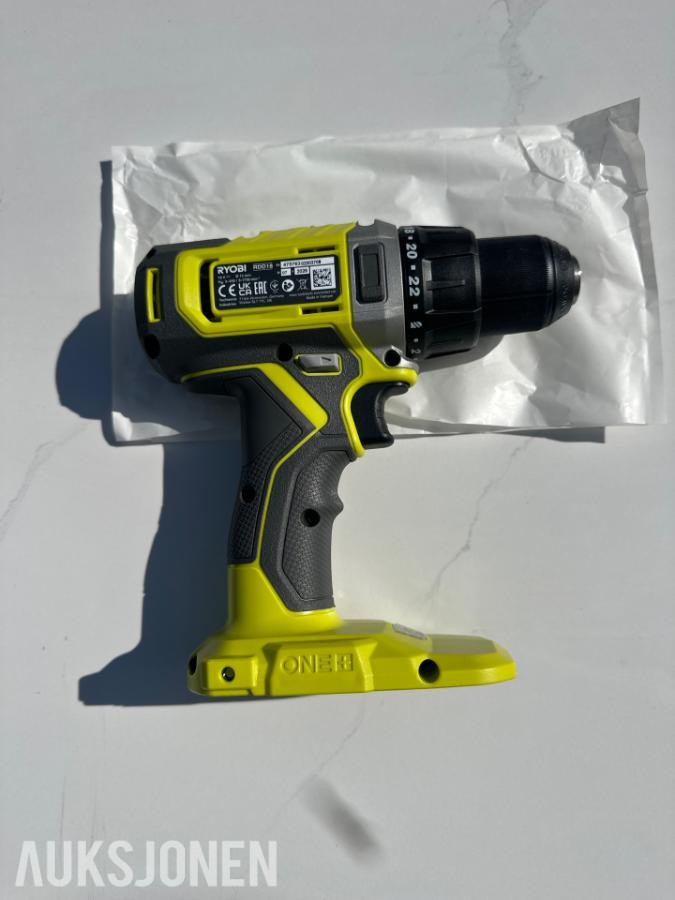 2026 Ryobi One+, Batteridrill, muttertrekker, sirkelsag