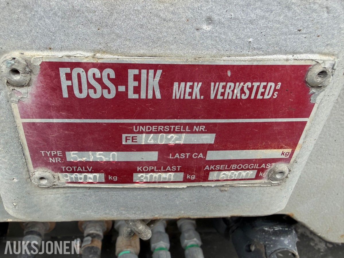 2015 Foss Eik Dumper 5.150