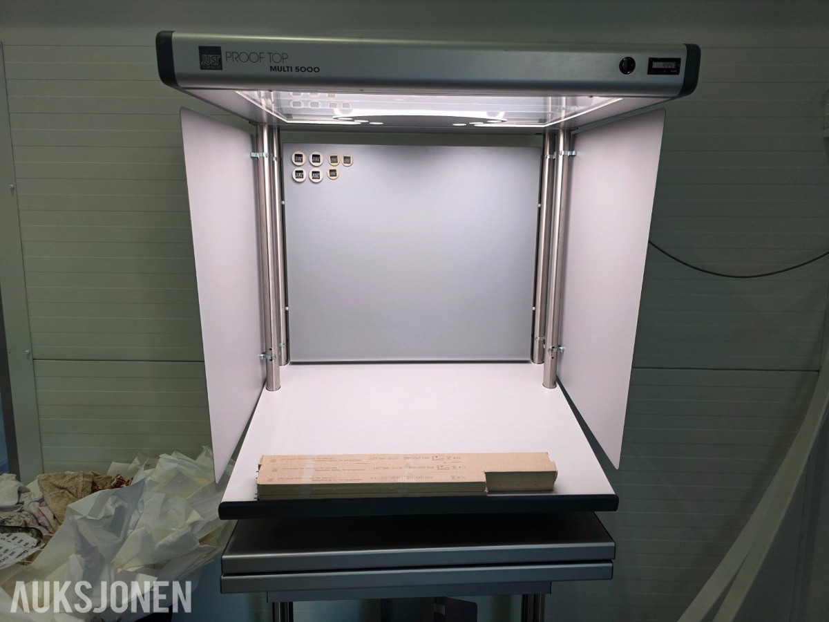 JUST Normlicht  Proof Top Multi 5000 lys-/proofingstasjon