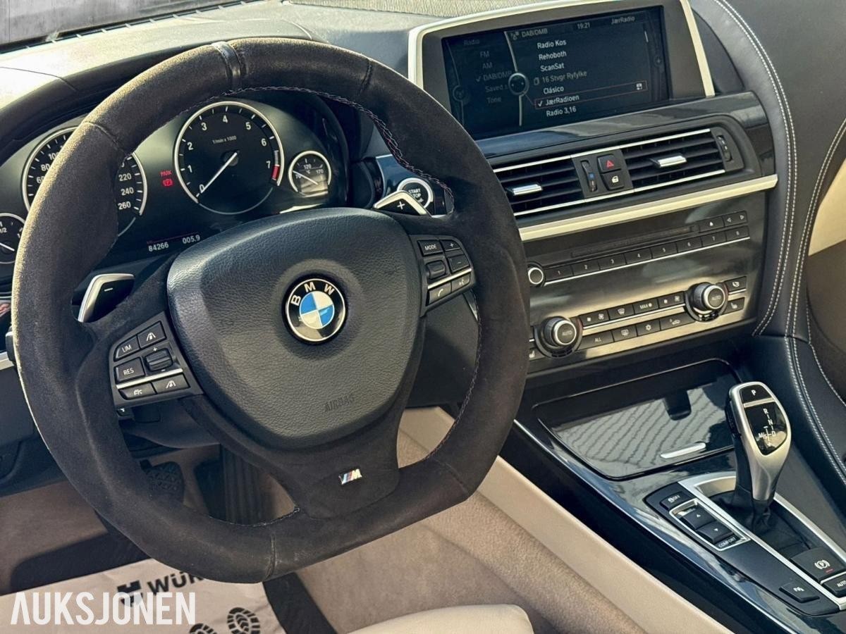 2012 BMW 6-serie, 640I 3.0-320, 86000km