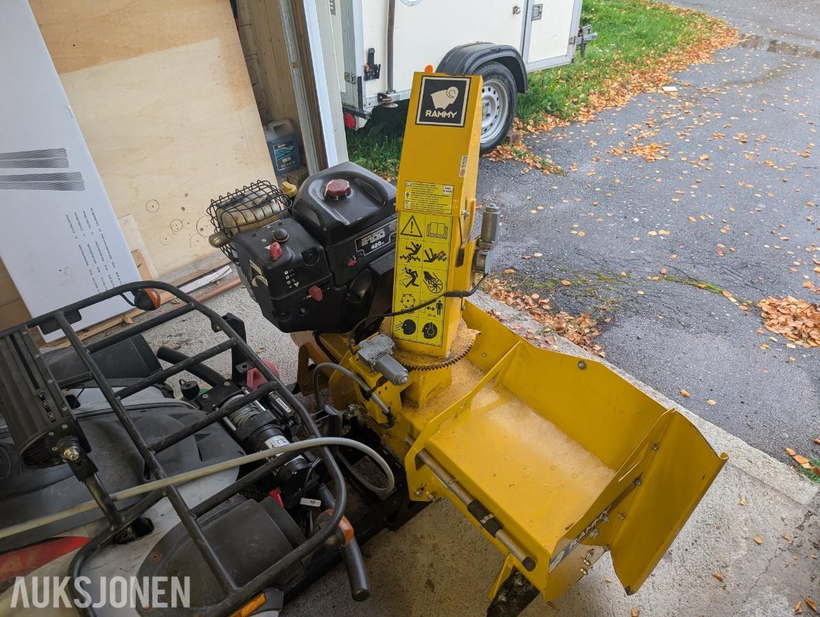 Rammy Snowblower 120 ATV – 420cc – m/ramme, festeplate og breddevinger