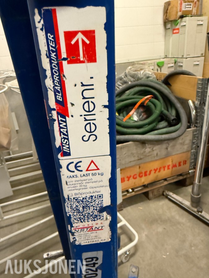 Gipsplateheis 1,62-3,83 skråtak