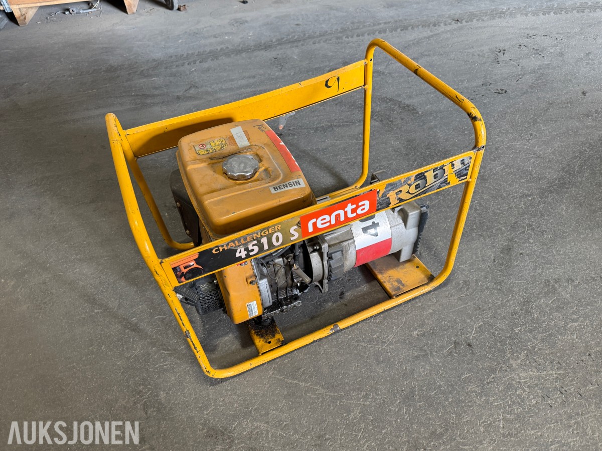 Strømaggregat 3800W 230V Robin Challenger 4510S