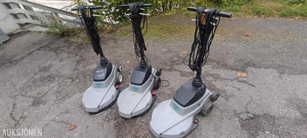 3 stk. Tennant 750 gulvpoleringsmaskiner