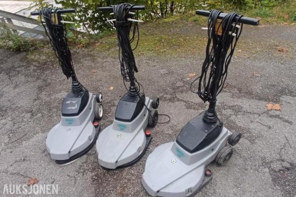 3 stk. Tennant 750 gulvpoleringsmaskiner 