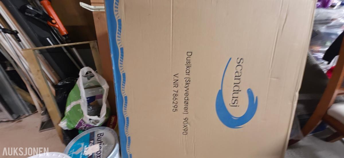 5 stk Dusjkar Scandusj *Ingen misntepris*