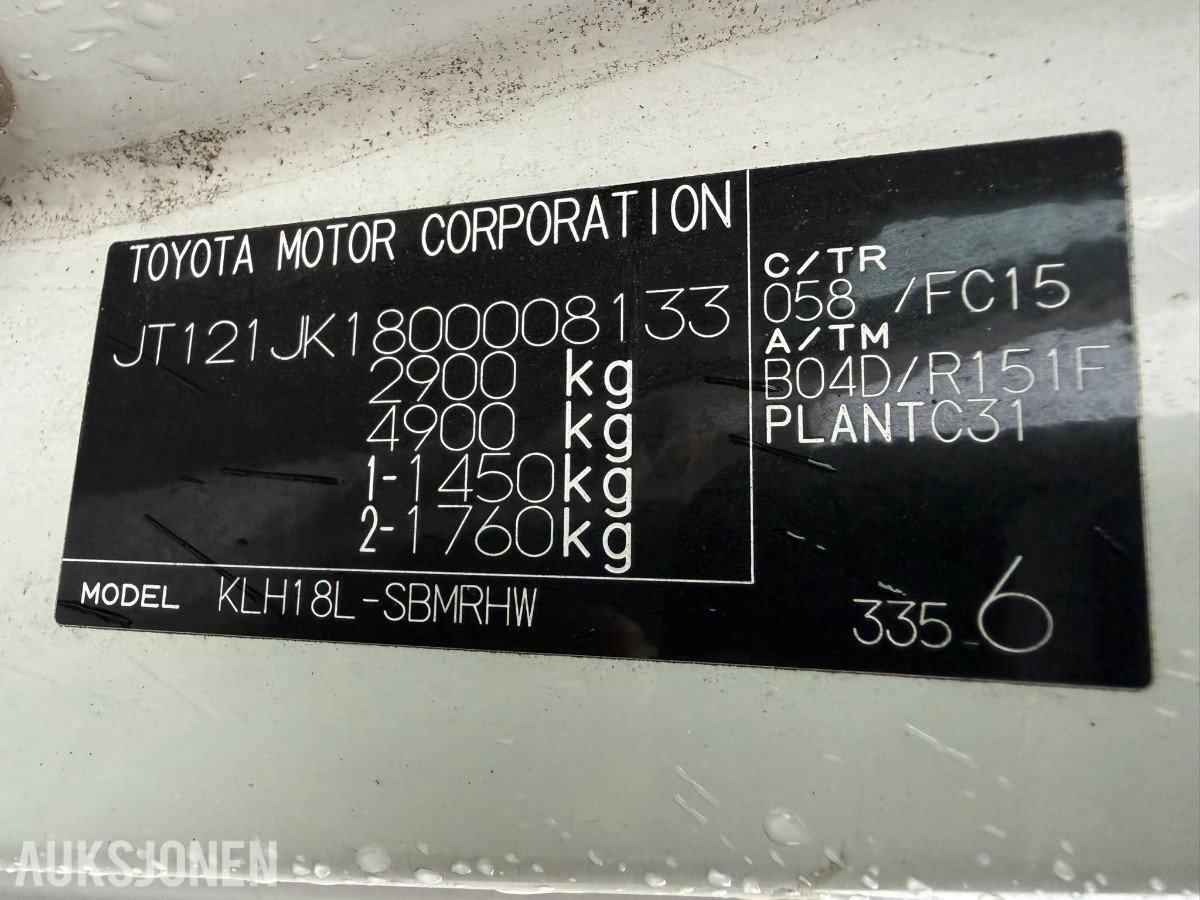 2006 Toyota HIACE 2.5-117 D 4WD - 90000 km - REP OBJEKT