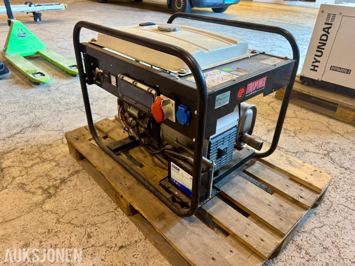 Europower EP6500TE-25 bensinaggregat – Timer: 336