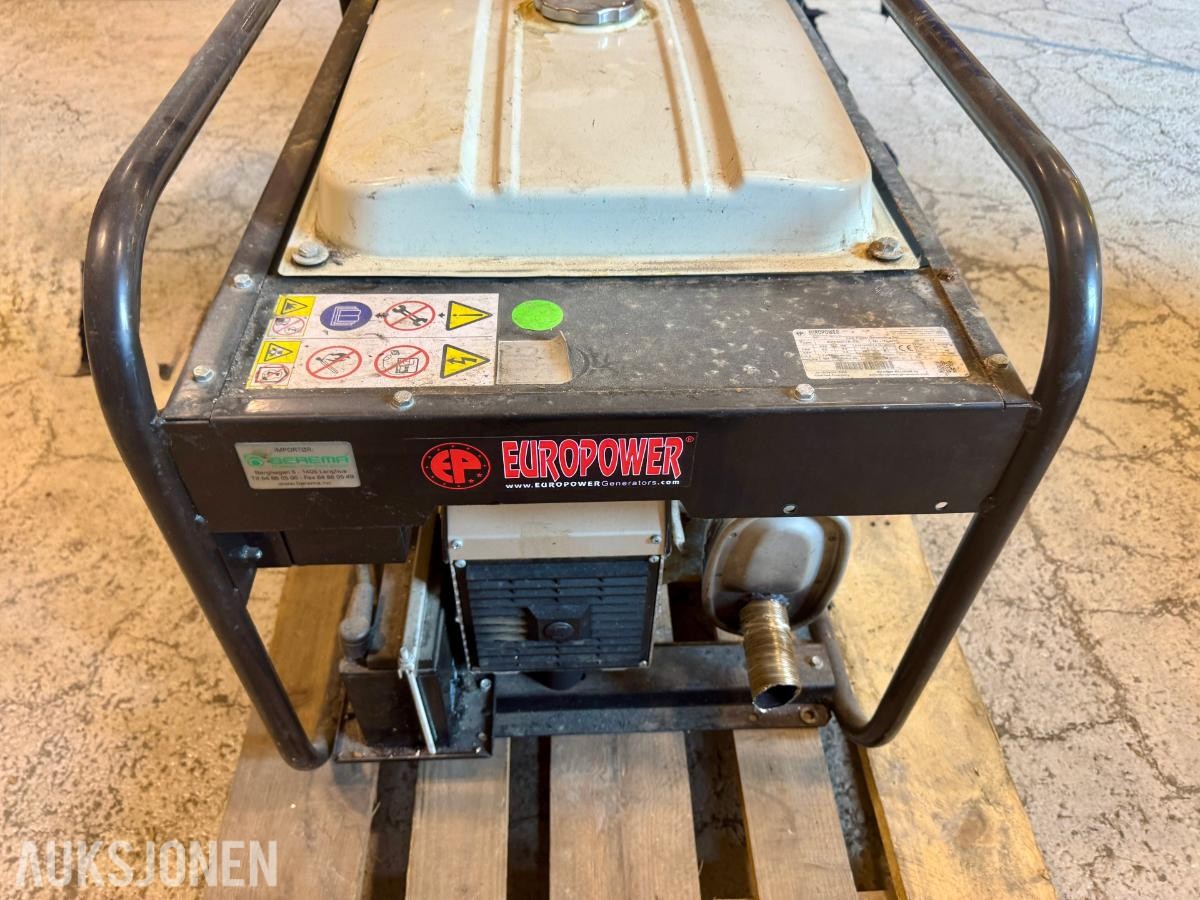 Europower EP6500TE-25 bensinaggregat – Timer: 336