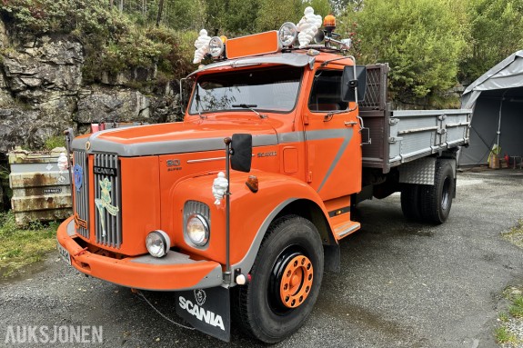 1974 Scania L80S46 Tippbil/snutebil - 201 hk – klassisk veteranlastebil – mye ekstra deler