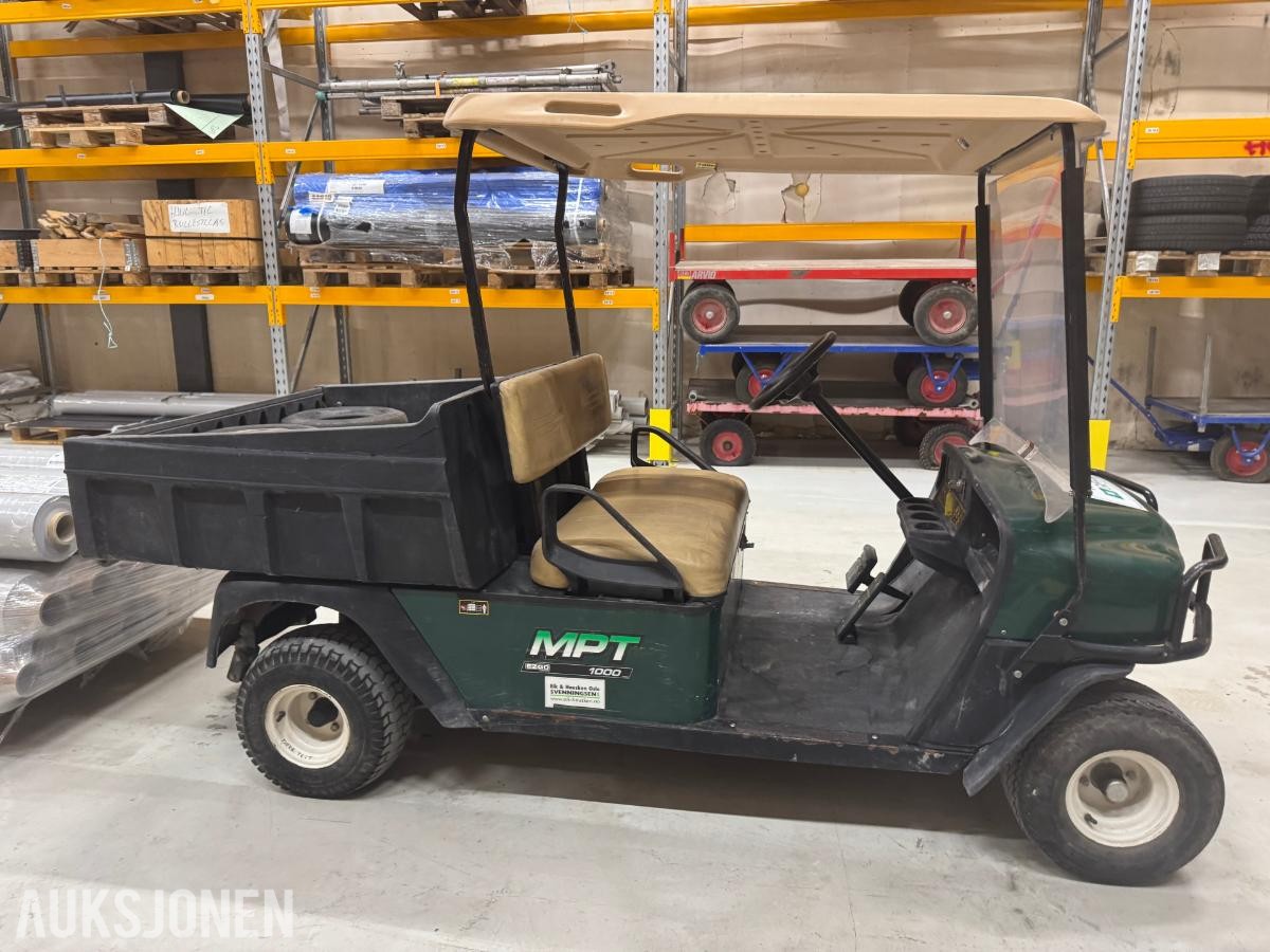 EZGO MPT 1000 elektrisk golfbil / arbeidsbil med tipp
