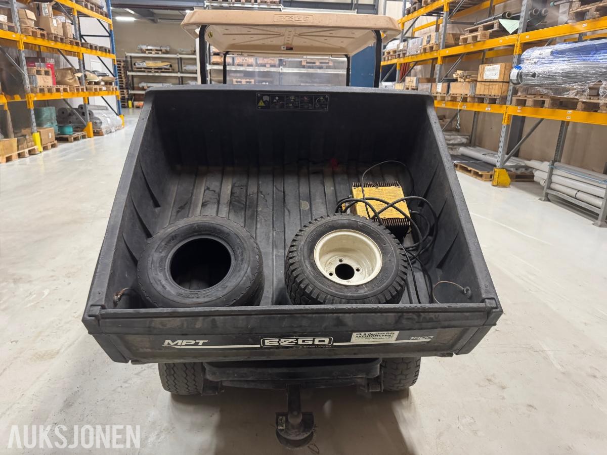 EZGO MPT 1000 elektrisk golfbil / arbeidsbil med tipp
