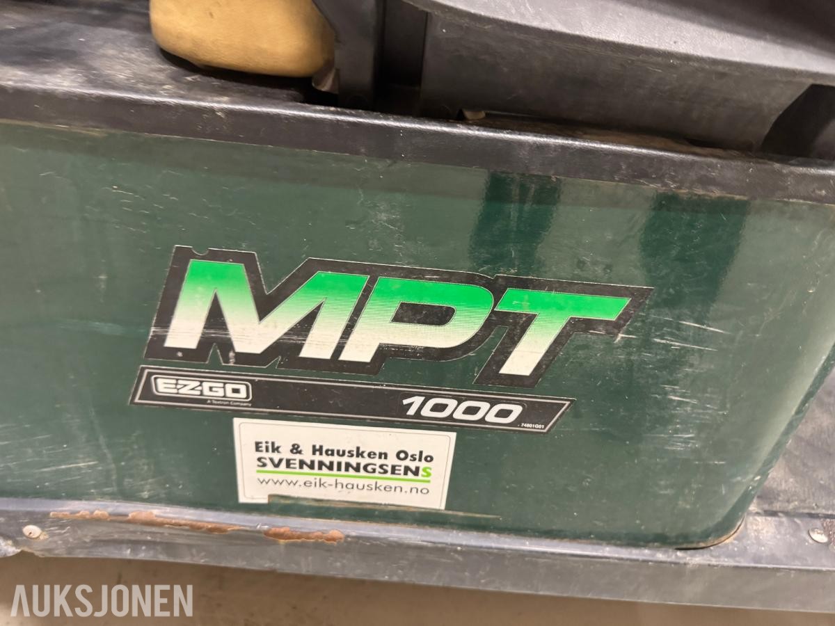 EZGO MPT 1000 elektrisk golfbil / arbeidsbil med tipp