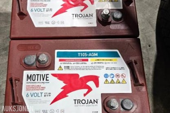 2024 Trojan lift batterier 6 volt