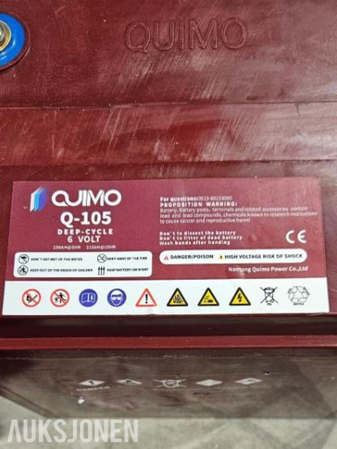 2023 CUIMO Q-105 batteri