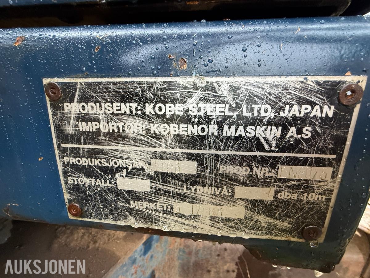 1986 Kobelco K907D Gravemaskin - Skuff - 4784 Timer