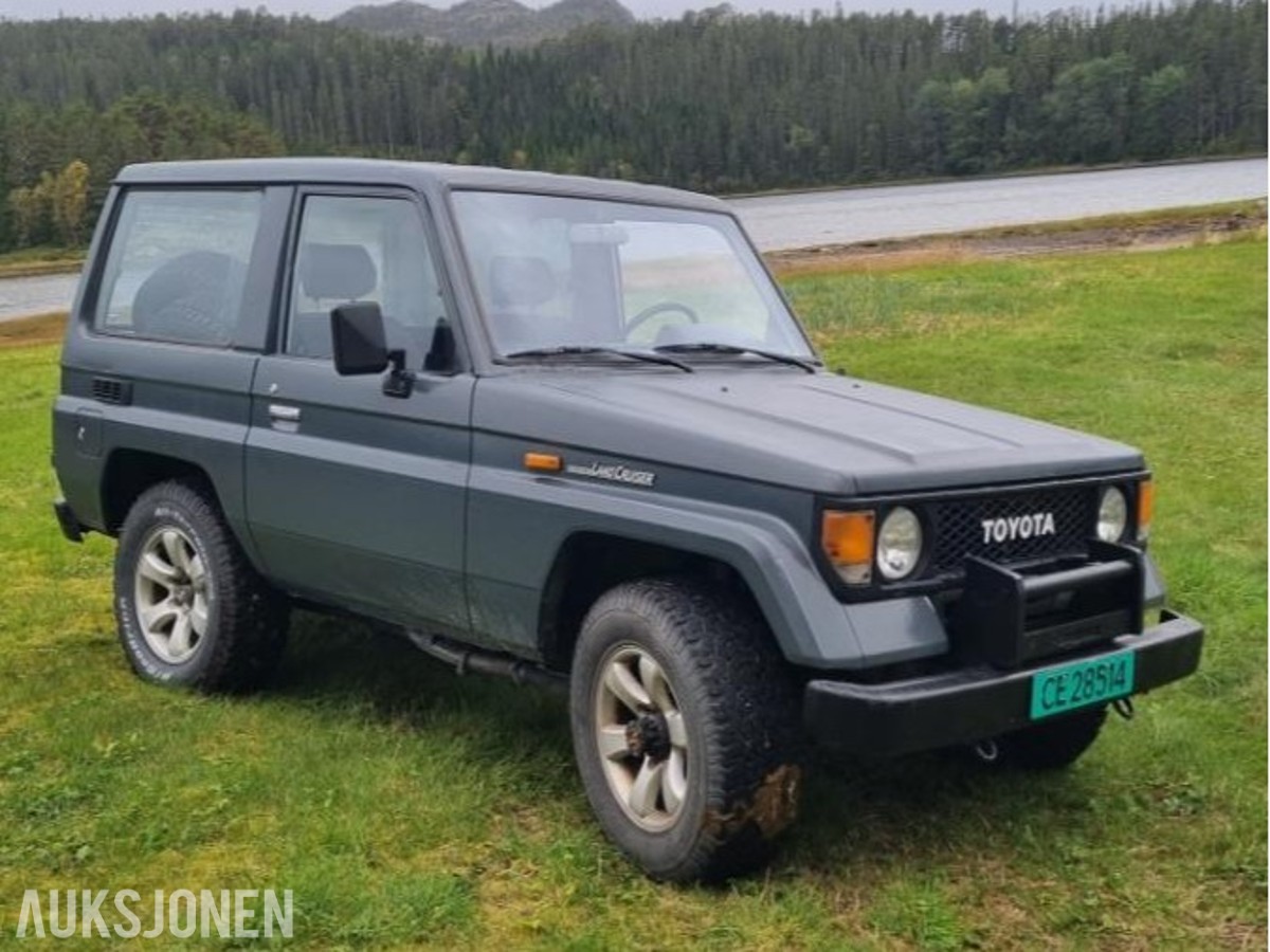 1986 TOYOTA LAND CRUISER 2.4 DIESEL NYLIG EU-GODKJENT
