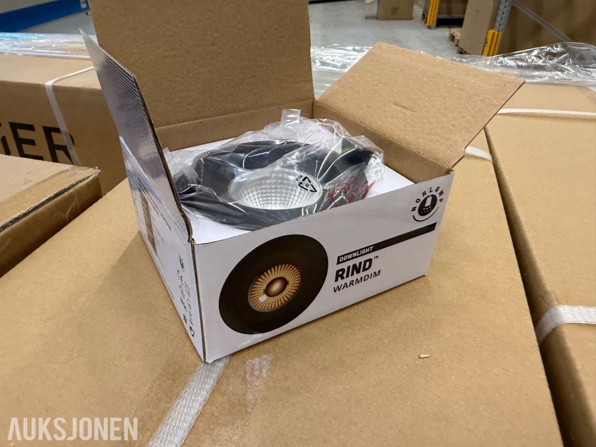 250 Stykk NORLAMP RIND 8W – WARM DIM DOWNLIGHT
