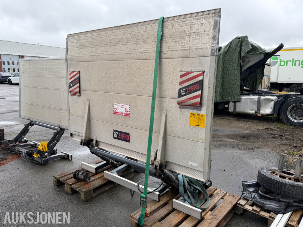 2019 Zepro bakløfter for lastebil, 750kg kapasitet