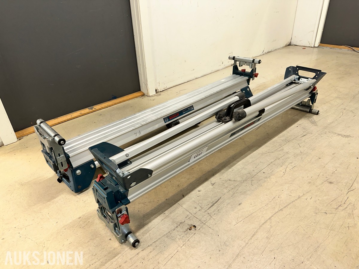 2 stk. Bosch GTA 3800 arbeidsbord / sagbord