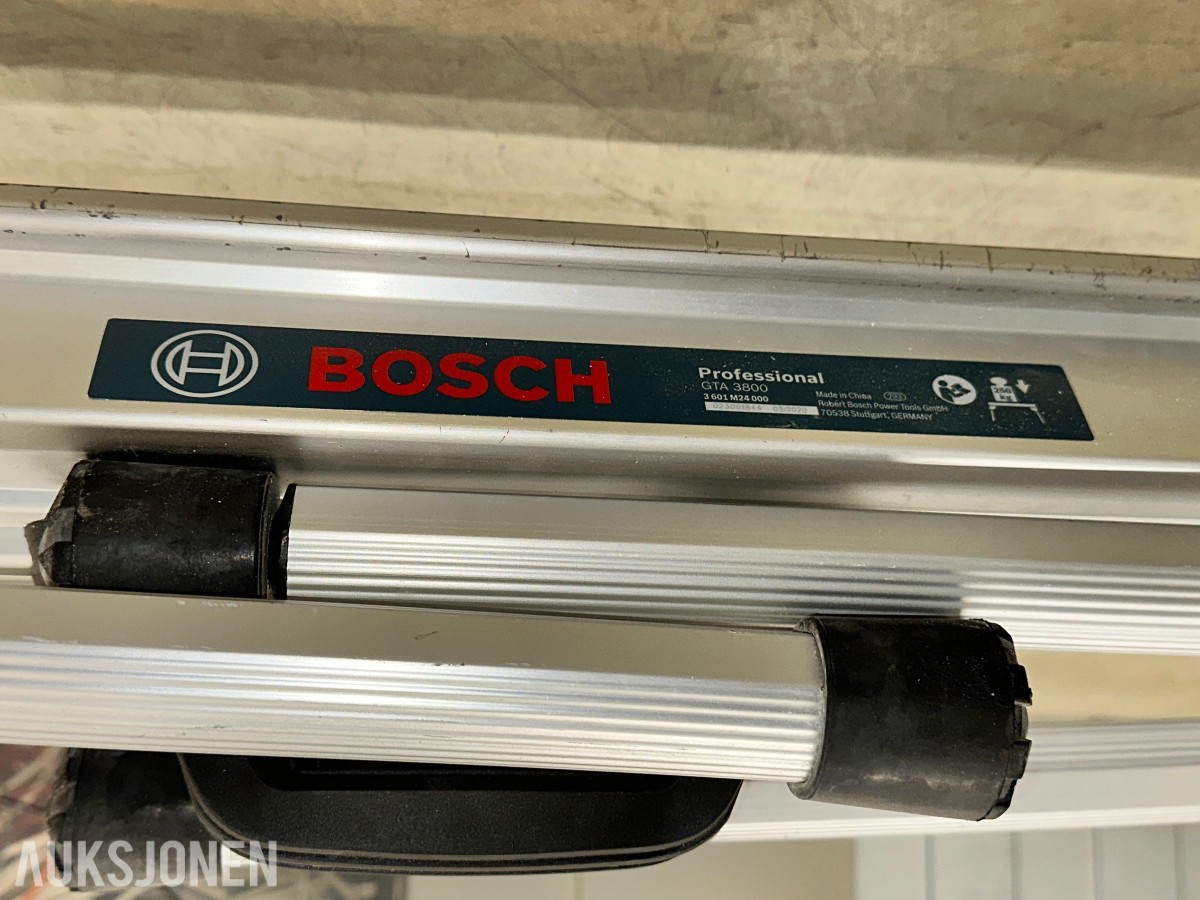 2 stk. Bosch GTA 3800 arbeidsbord / sagbord