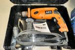 Bosch, Metabo, AEG og Hilti elektroverktøy med pipesett og tilbehør