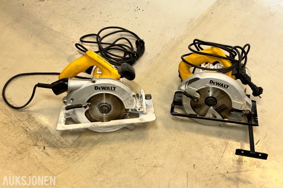 2 stk. DeWalt sirkelsager – D23550-QS og DWE550-QS