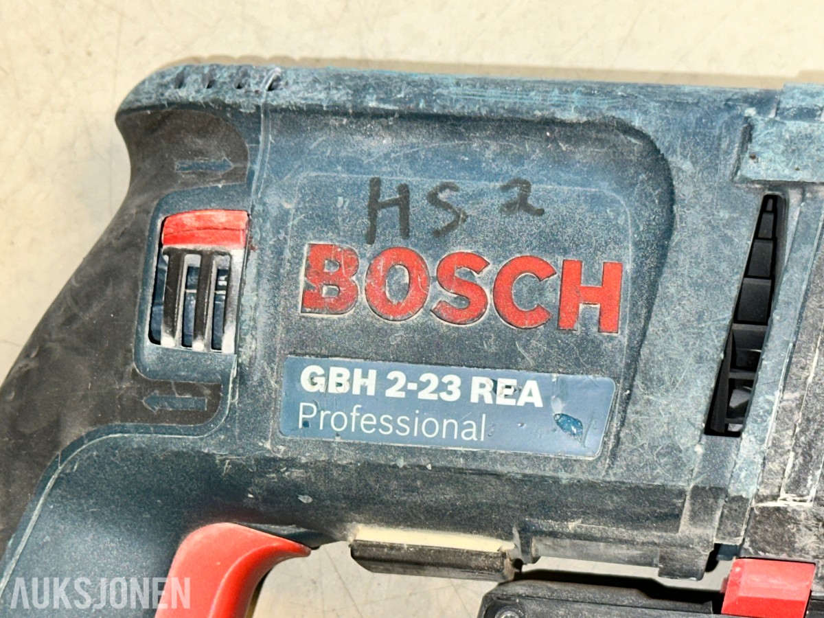 Hilti, DeWalt og Bosch 8 stk. bor-/kombihammere