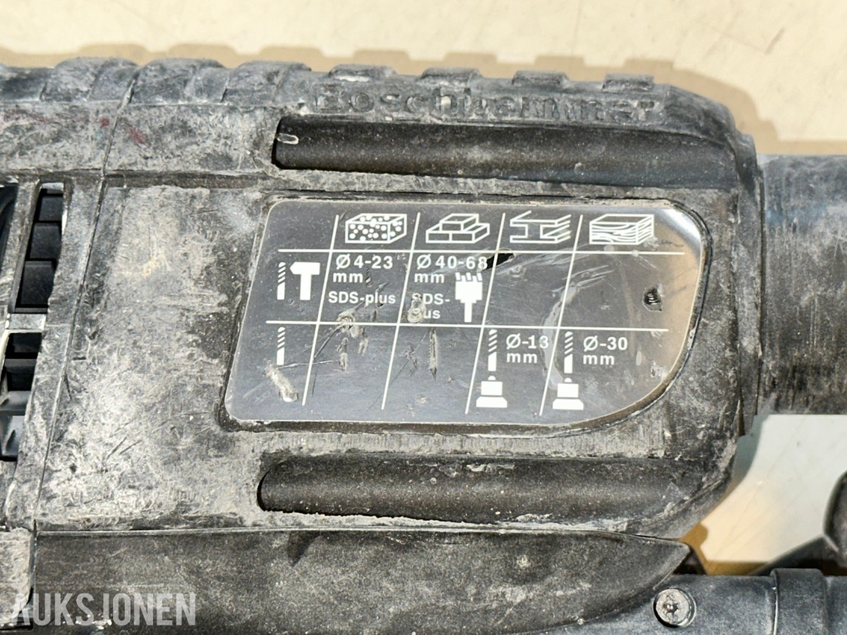 Hilti, DeWalt og Bosch 8 stk. bor-/kombihammere