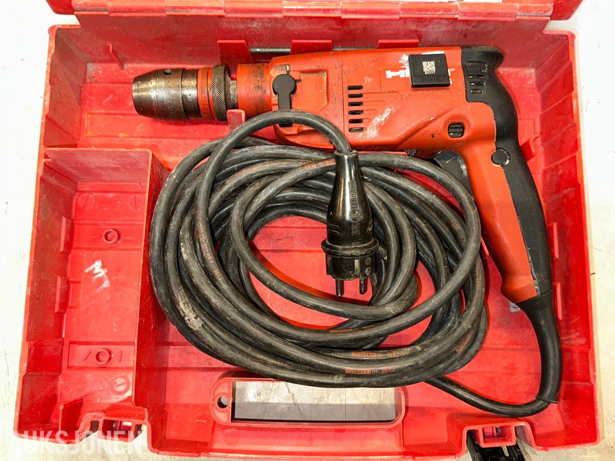 6 stk. Hilti bor-/kombihammere med kofferter