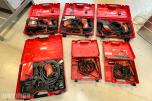 6 stk. Hilti bor-/kombihammere med kofferter