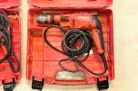 4 stk. Hilti boremaskiner med transportkofferter