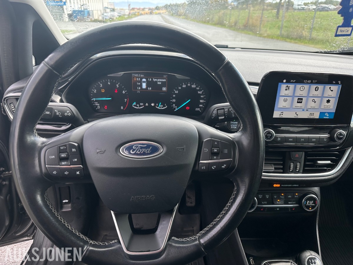 2017 FORD FIESTA 86HK MANUELL SYNC SETEVARME P-SENSOR