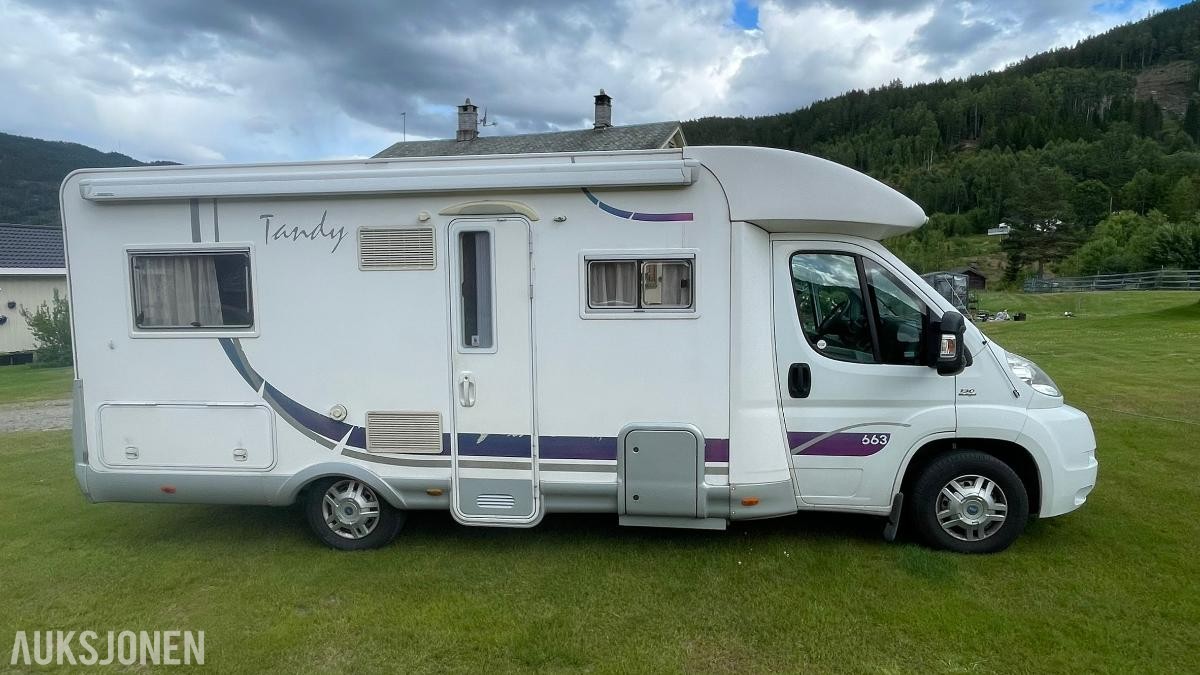 2007 Fiat Campingbil (Sea) Nuovo X250 (663 Tandy). EU godkjent 29.07.2026