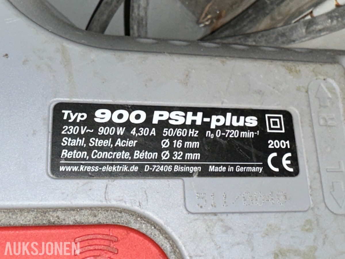 Hilti, Bosch, Panasonic, Kress - diverse elektroverktøy