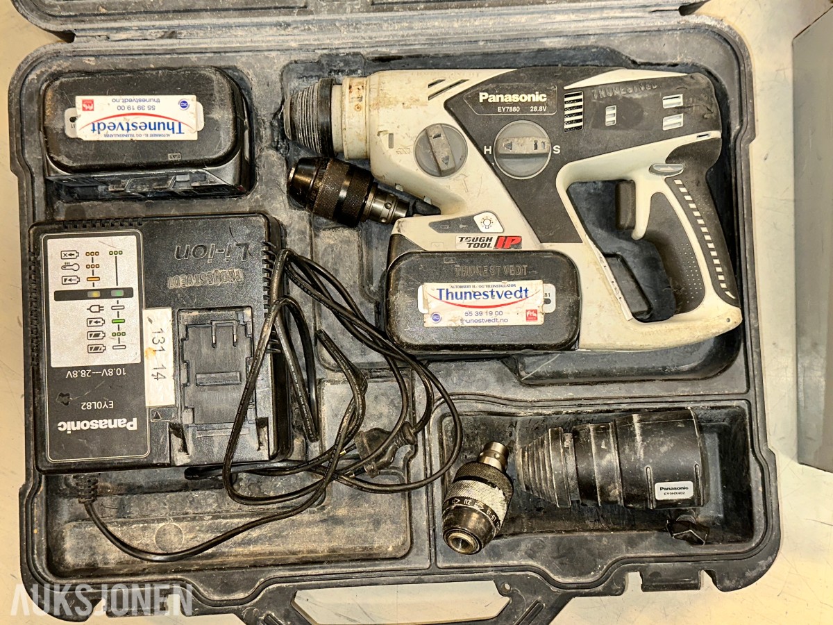 Hilti, Bosch, Panasonic, Kress - diverse elektroverktøy
