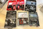 Hilti, Bosch, Panasonic, Kress - diverse elektroverktøy