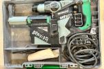 DeWalt, Hitachi og Metabo - elektroverktøy med kofferter og tilbehør