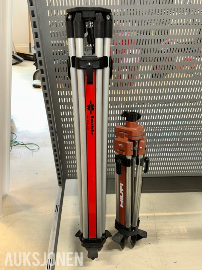 Hilti PA 920 stativ og Würth Baustativ