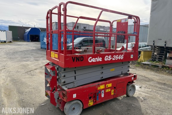 Genie GS-2646 Sakselift - 231 timer
