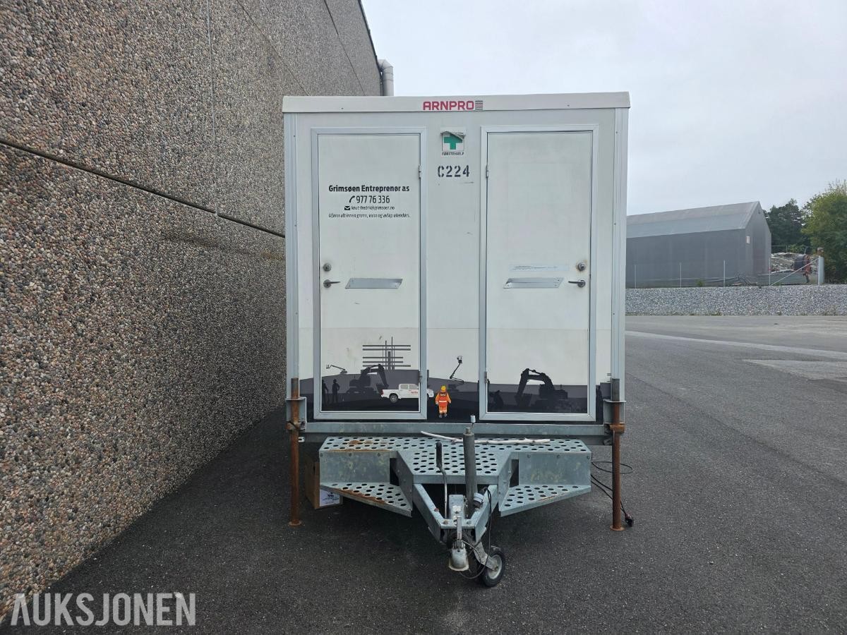 Arnpro mannskapsbrakke, 420 x 230 cm, WC og kontorrom
