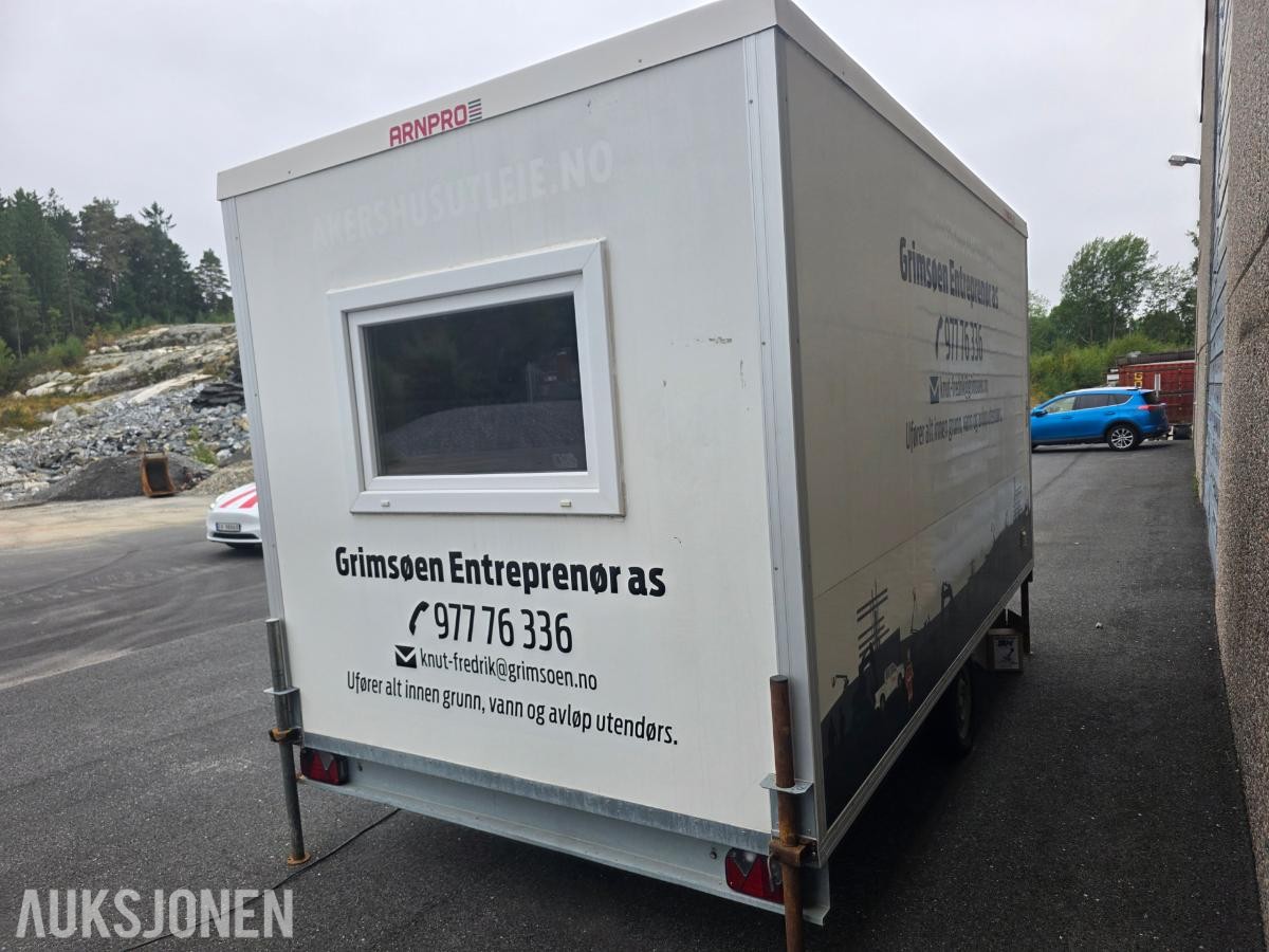 Arnpro mannskapsbrakke, 420 x 230 cm, WC og kontorrom