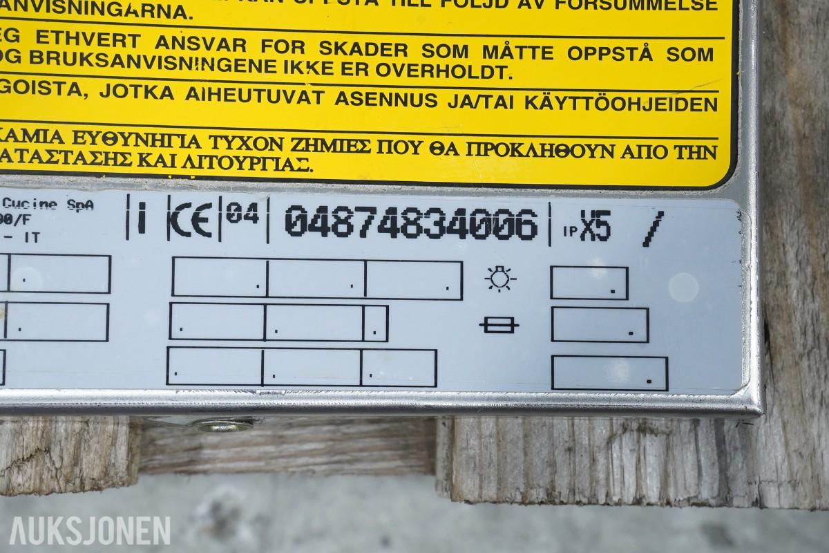 Angelo PO FCV4EDS ovn med bord og benk m/vask