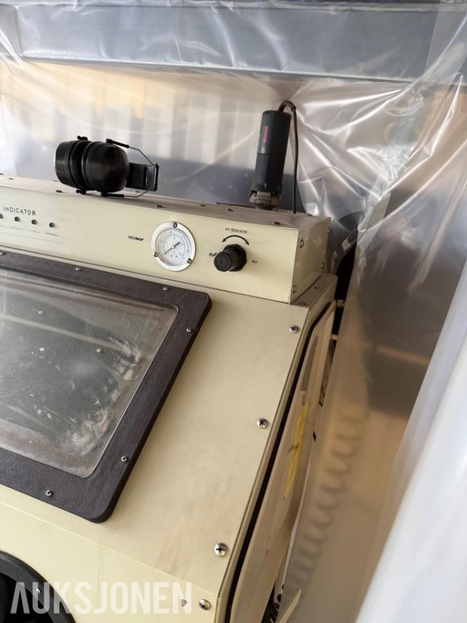 2019 ZionAir SB35A sandblåsekabinett med avsug – 350 liter SB35A
